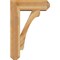 Ekena Millwork Legacy Craftsman Rough Sawn Bracket w/ Offset Brace, Western Red Cedar, 8"W x 24"D x 36"H BKT0806X24X36LEC04RWR - alternate 4